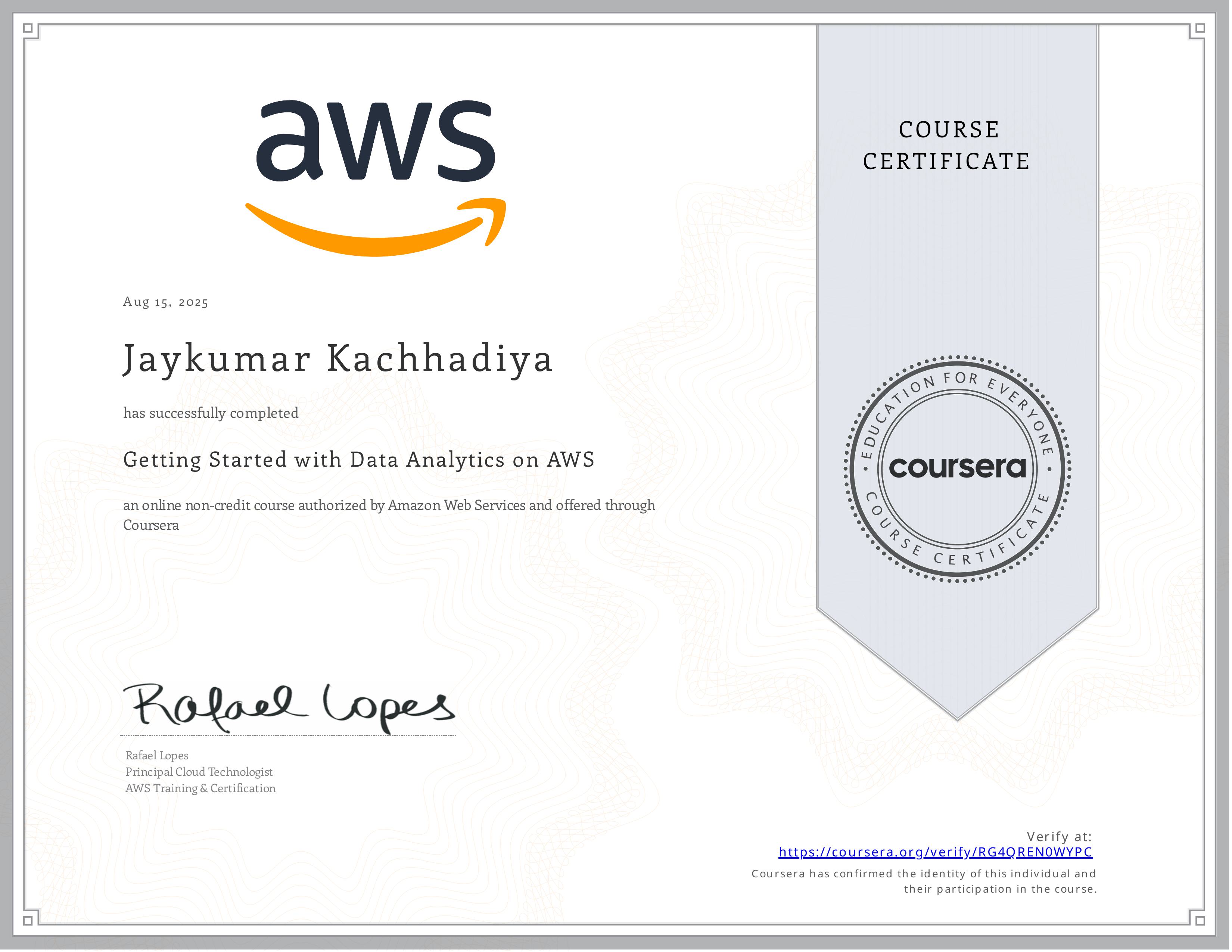 Getting Started with Data Analytics on AWS