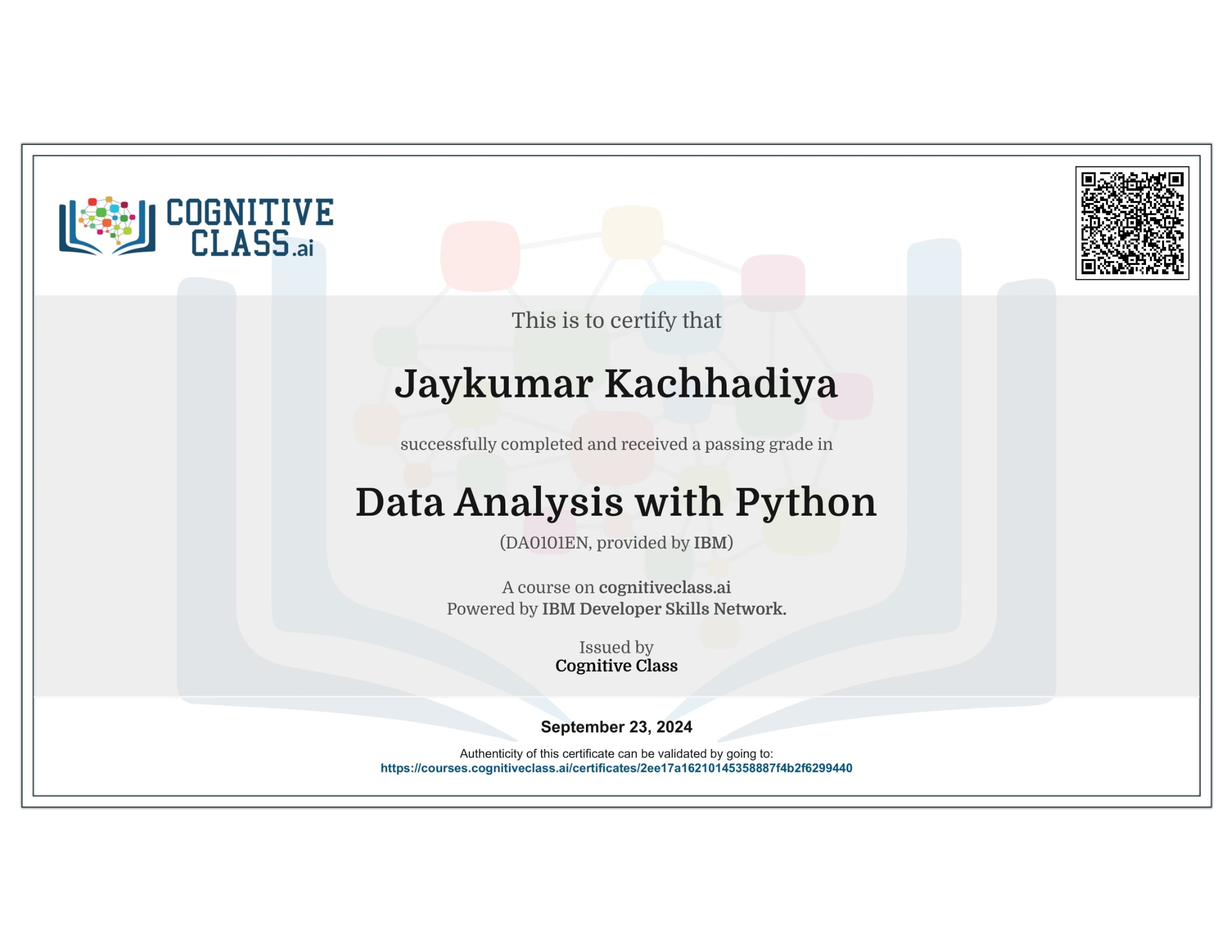 Data Analysis with Python